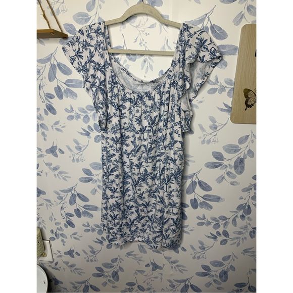 Lane Bryant Tops - Lane Bryant Floral Swing Tee Size 14/16
